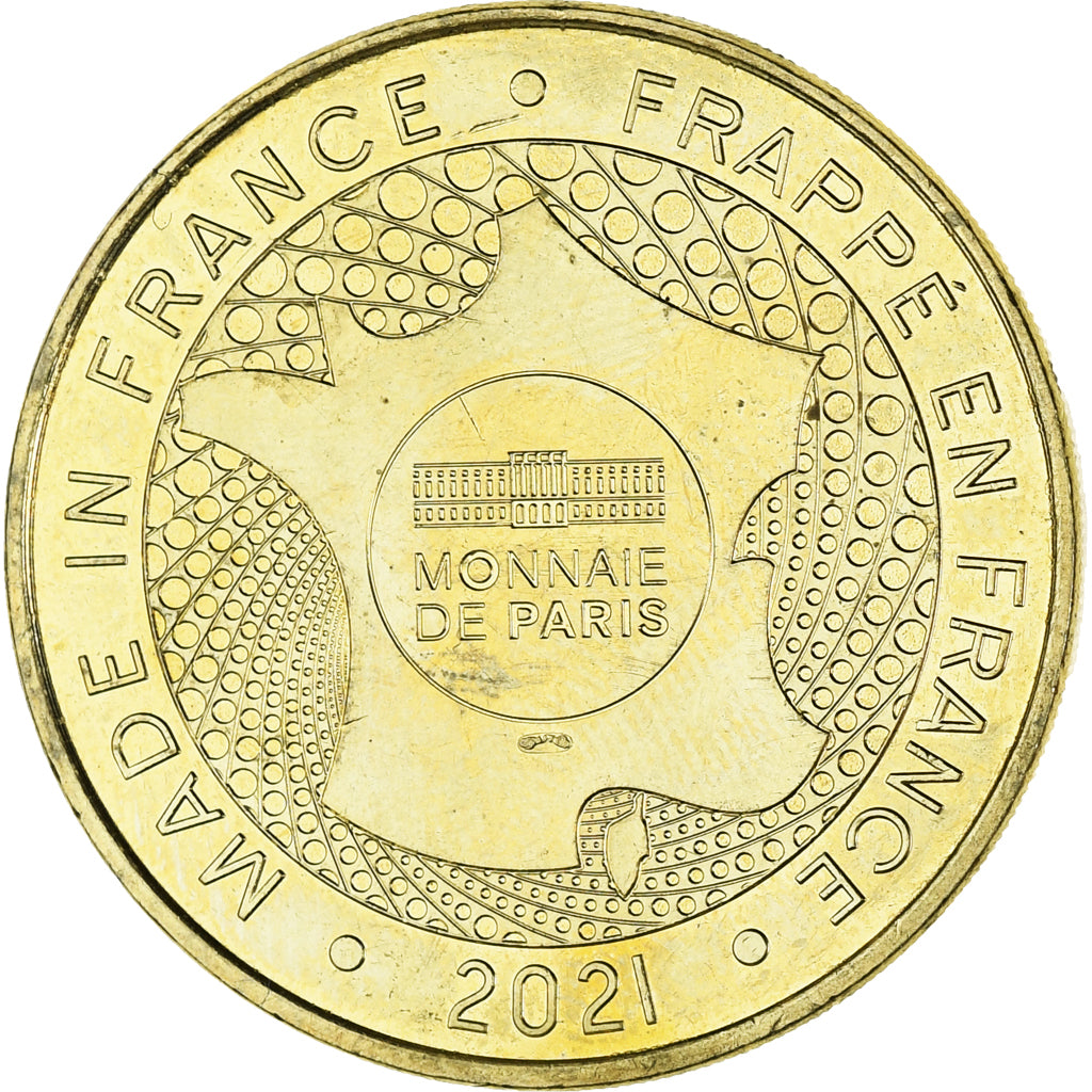 Francja, Token, Żeton turystyczny, Fort Mahon Plage, Sztuka i Kultura, 2021