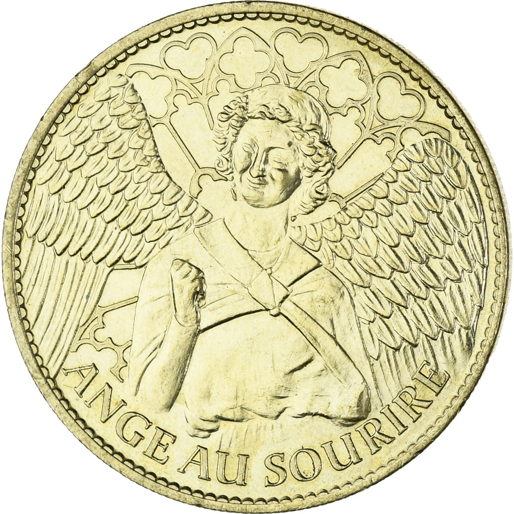 France, Jeton, Tourist Token, L'Ange au Sourire, Cathédrale de Reims, Arts &
