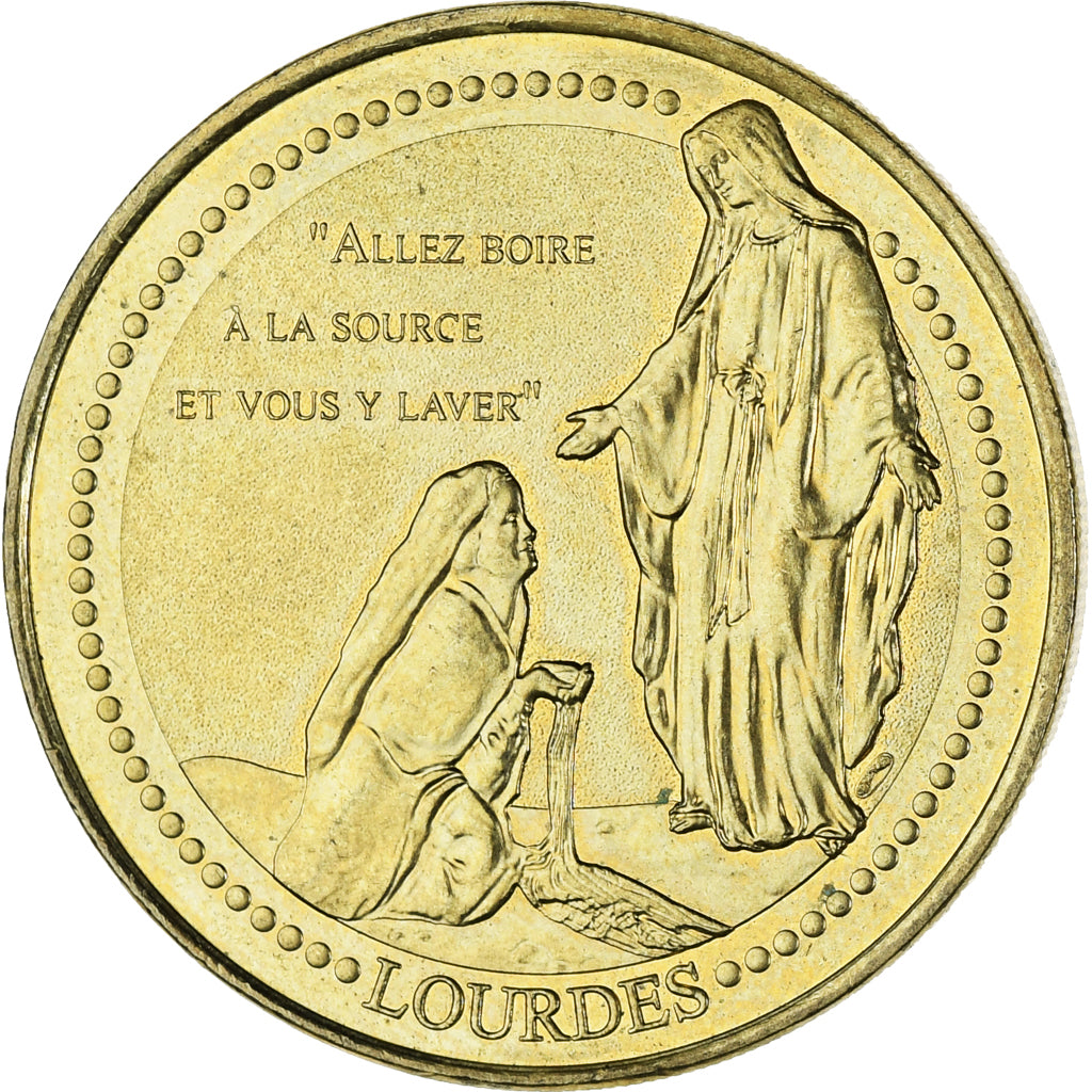 Frankreich, betaalpenning, Tourist Token, Lourdes - n°28 - Souvenir de mon bain
