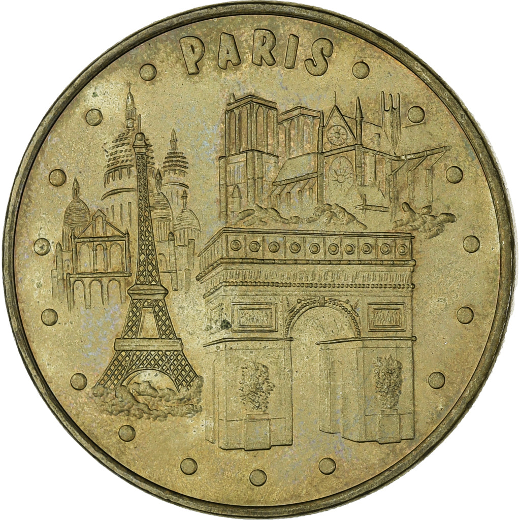 Frankrijk, Token, Tourist Token, Paris - Les 4 monuments, Arts & Culture, 2008