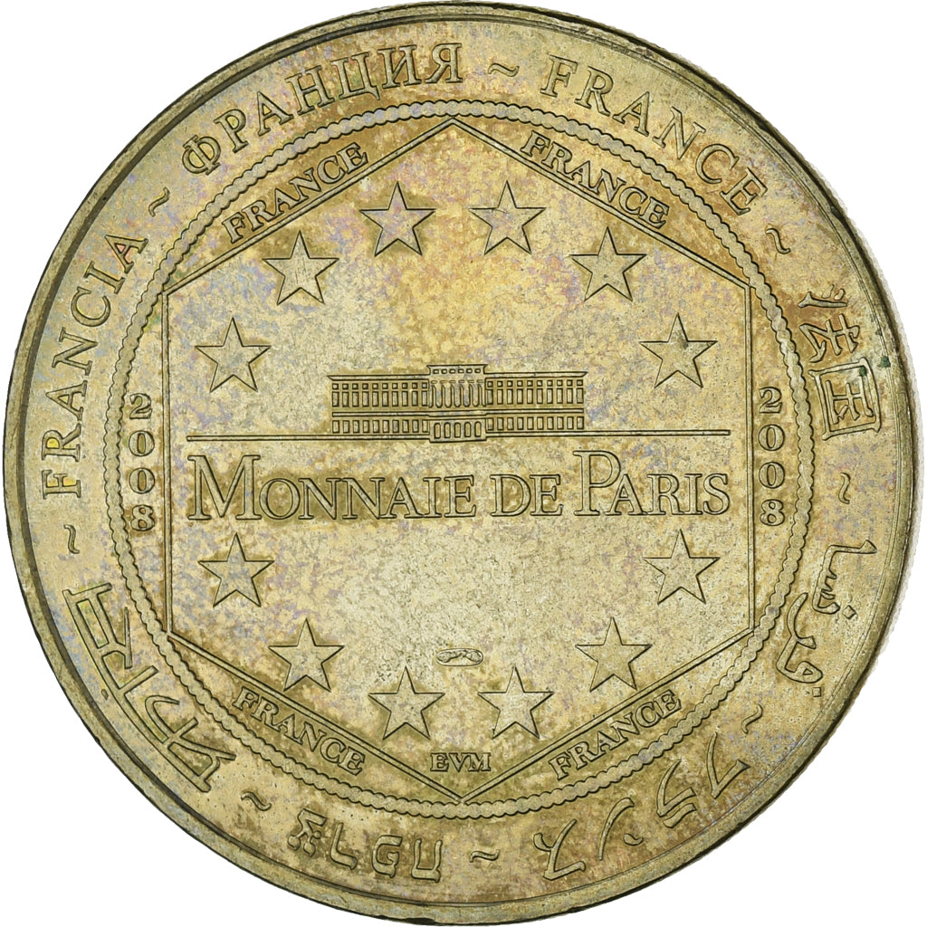 Frankrijk, Token, Tourist Token, Paris - Les 4 monuments, Arts & Culture, 2008