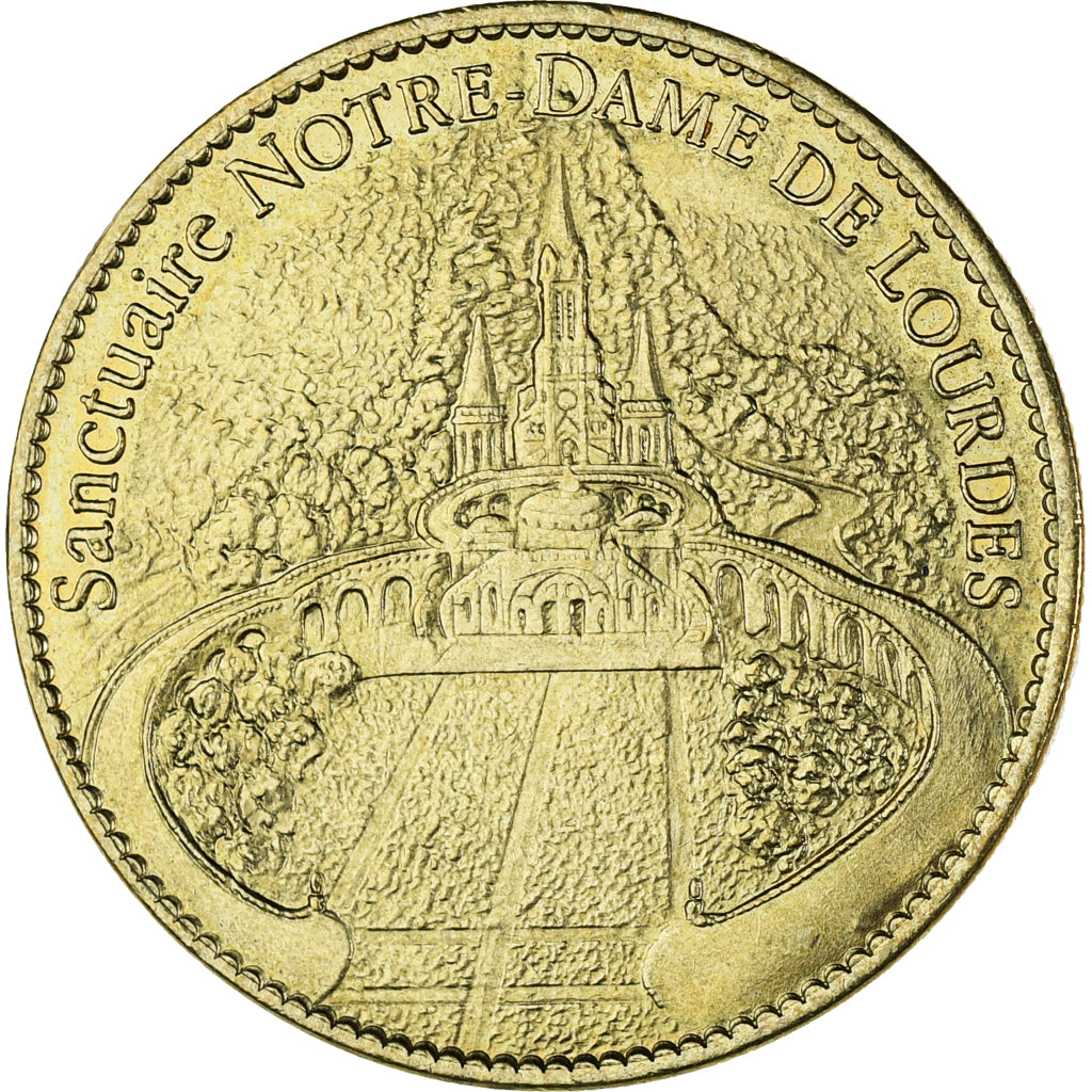 France, Token, Tourist Token, Notre Dame de Lourdes, Arts & Culture, AU(50-53)