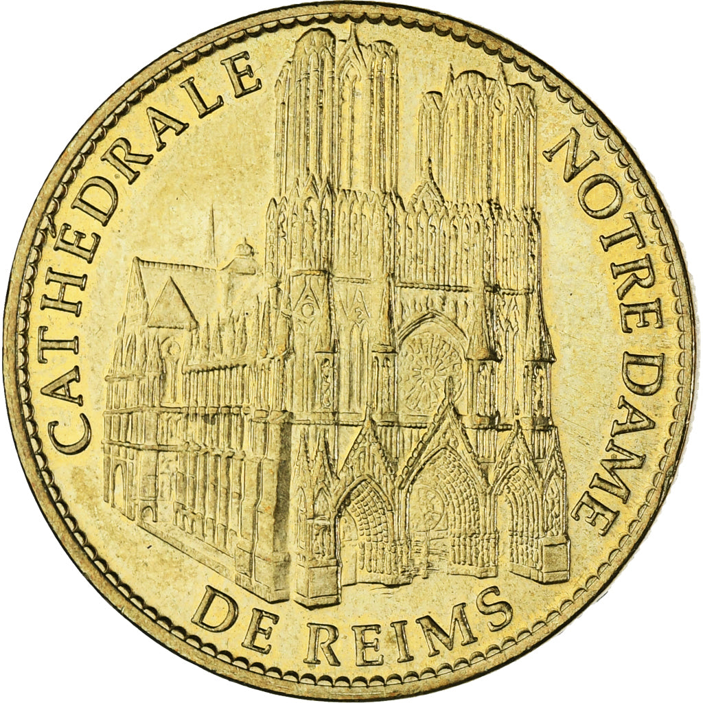 Frankreich, betaalpenning, Tourist Token, Cathédrale Notre Dame de Reims, Arts