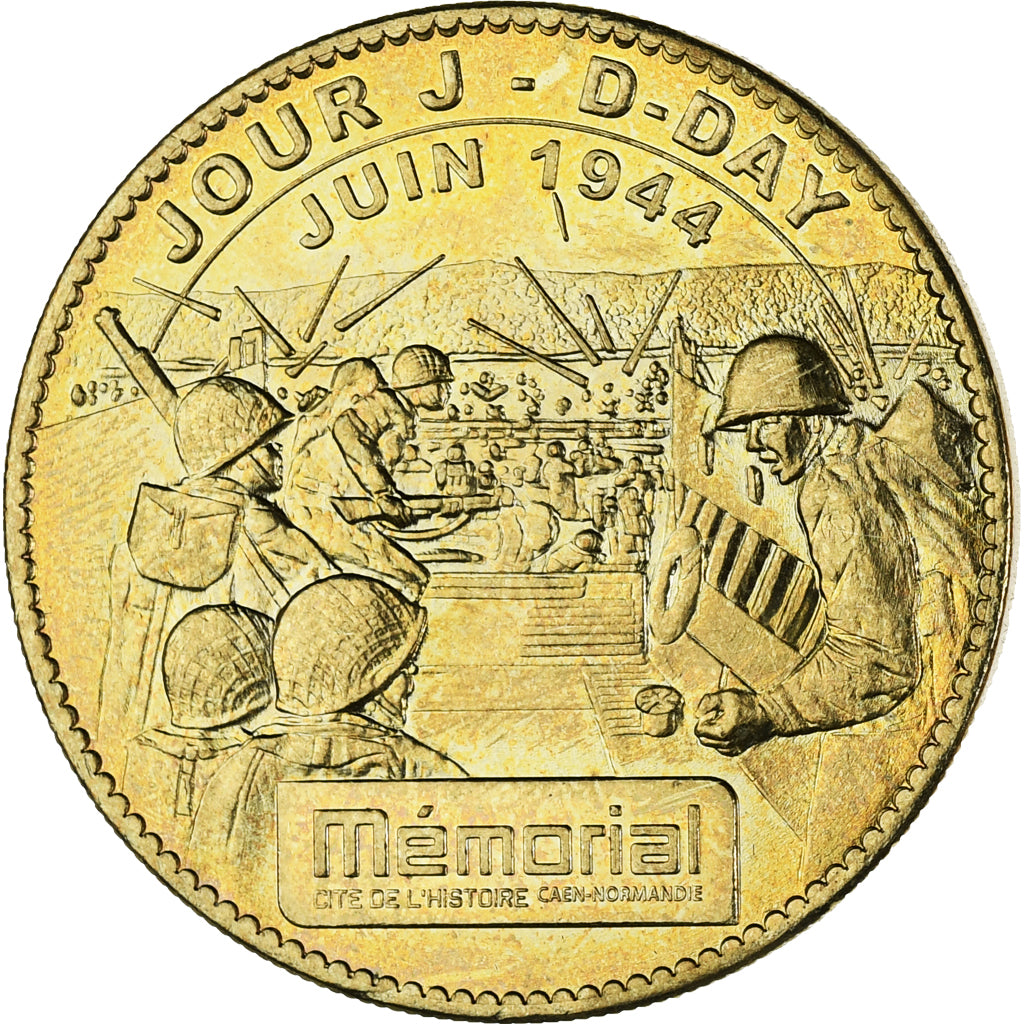 Frankreich, betaalpenning, Tourist Token, 6 juin 1944 - D Day - Normandie, Arts