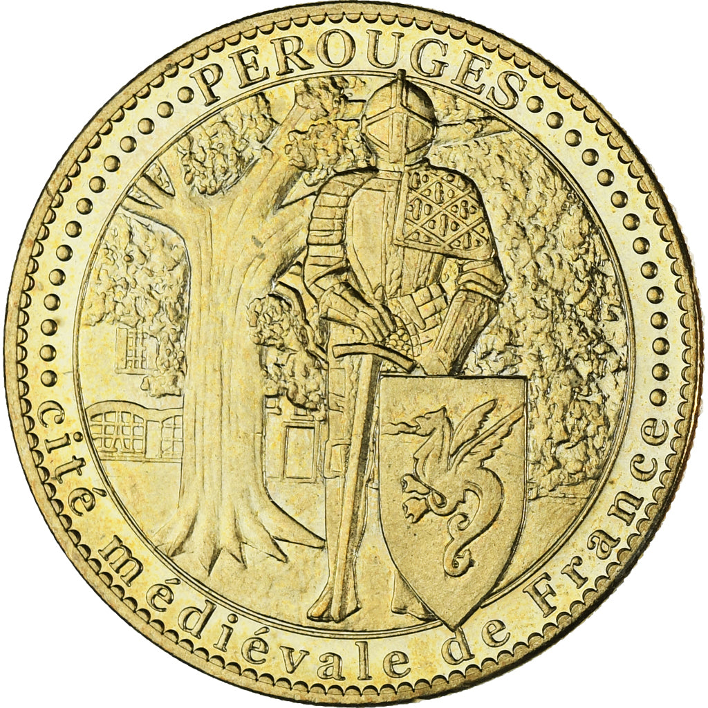 Frankreich, betaalpenning, Tourist Token, Pérouges - Cité médiévale n°2