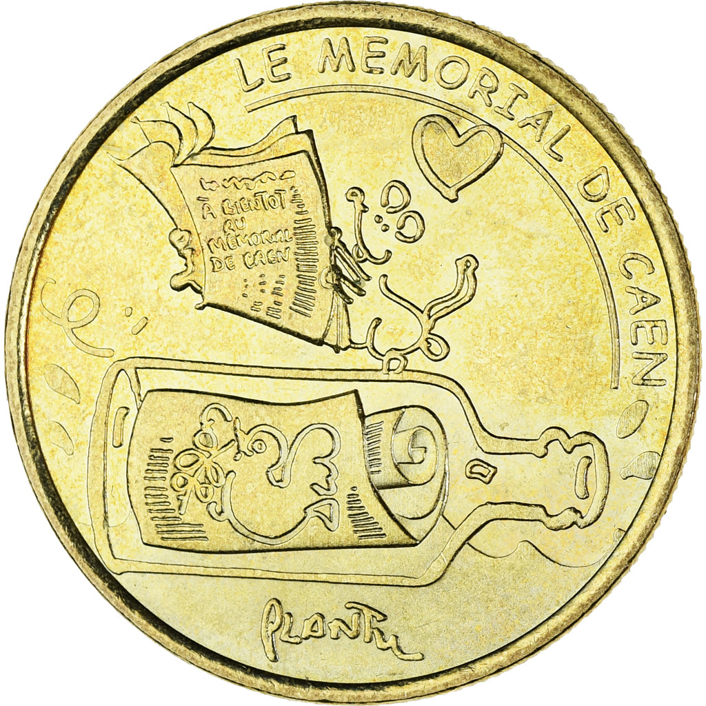 Francia, ficha, Tourist Token, 14/ Mémorial de Caen, Arts & Culture, 2011