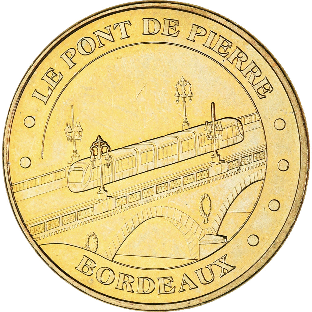 France, Jeton, Tourist Token, Bordeaux - Le pont de pierre, Arts & Culture