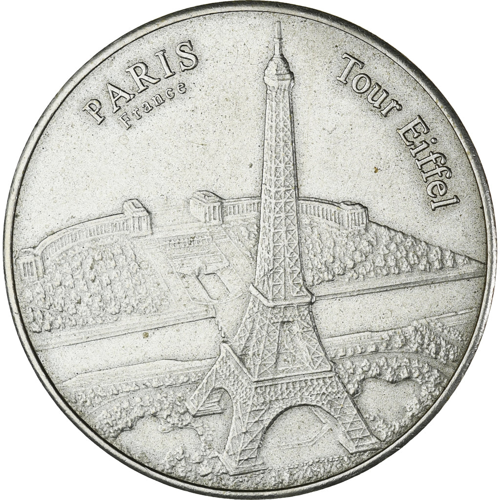 Francia, zeton, Tourist Token, Paris - La Tour Eiffel, Arts & Culture, MBC+