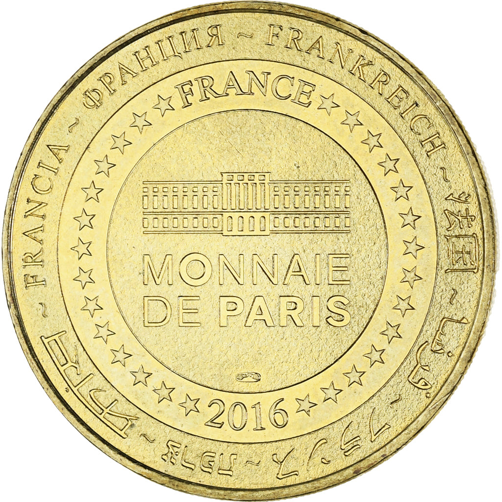 Francia, zeton, Tourist Token, Oradour sur glane, Arts & Culture, 2016, EBC