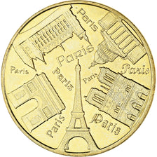 France, Token, Tourist Token, Paris - Les 5 monuments, Arts & Culture, 2017