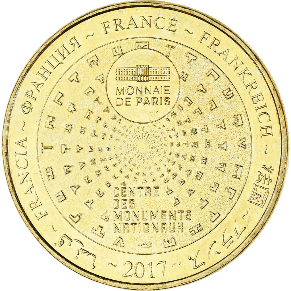 France, Token, Tourist Token, Paris - Les 5 monuments, Arts & Culture, 2017
