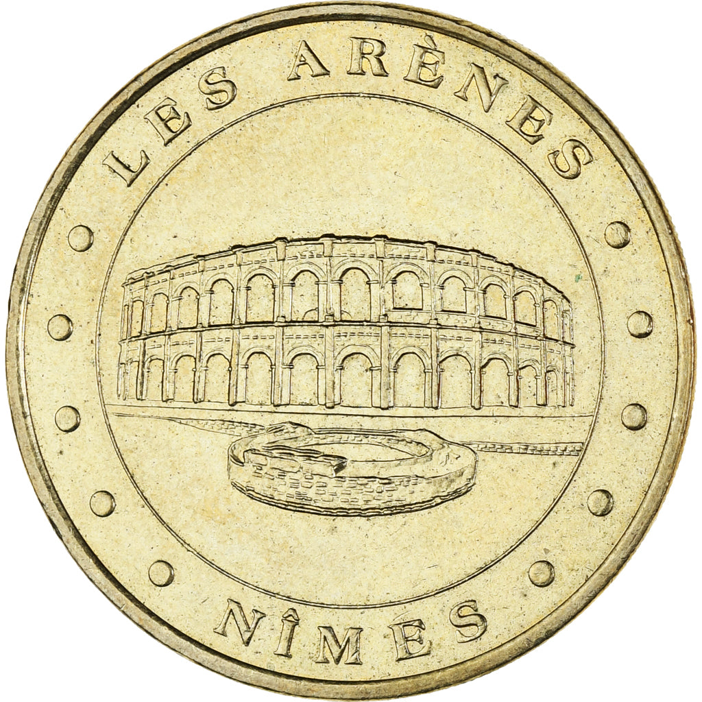 Frankreich, betaalpenning, Tourist Token, Nimes - Les Arènes, Arts & Culture