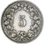 Munten, Zwitserland, 5 Rappen, 1880, Bern, ZF, Cupro-nikkel, KM:26