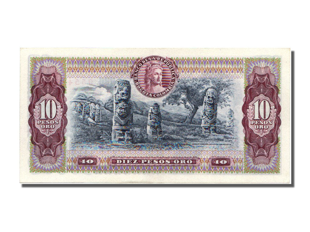 Colombia, 10 Pesos Oro, 1979, KM #407g, 1979-08-07, UNC(63), 9