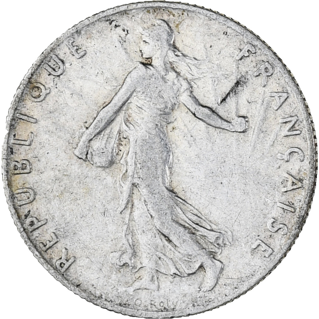 Moneda, Francia, Semeuse, 50 Centimes, 1915, Paris, MBC, Plata, KM:854
