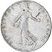 Moneda, Francia, Semeuse, 50 Centimes, 1915, Paris, MBC, Plata, KM:854