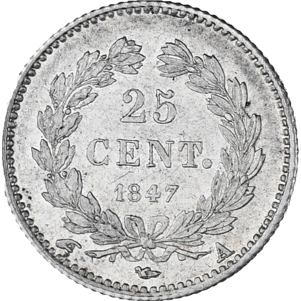 Münze, Frankreich, Louis-Philippe, 25 Centimes, 1847, Paris, VZ, Silber