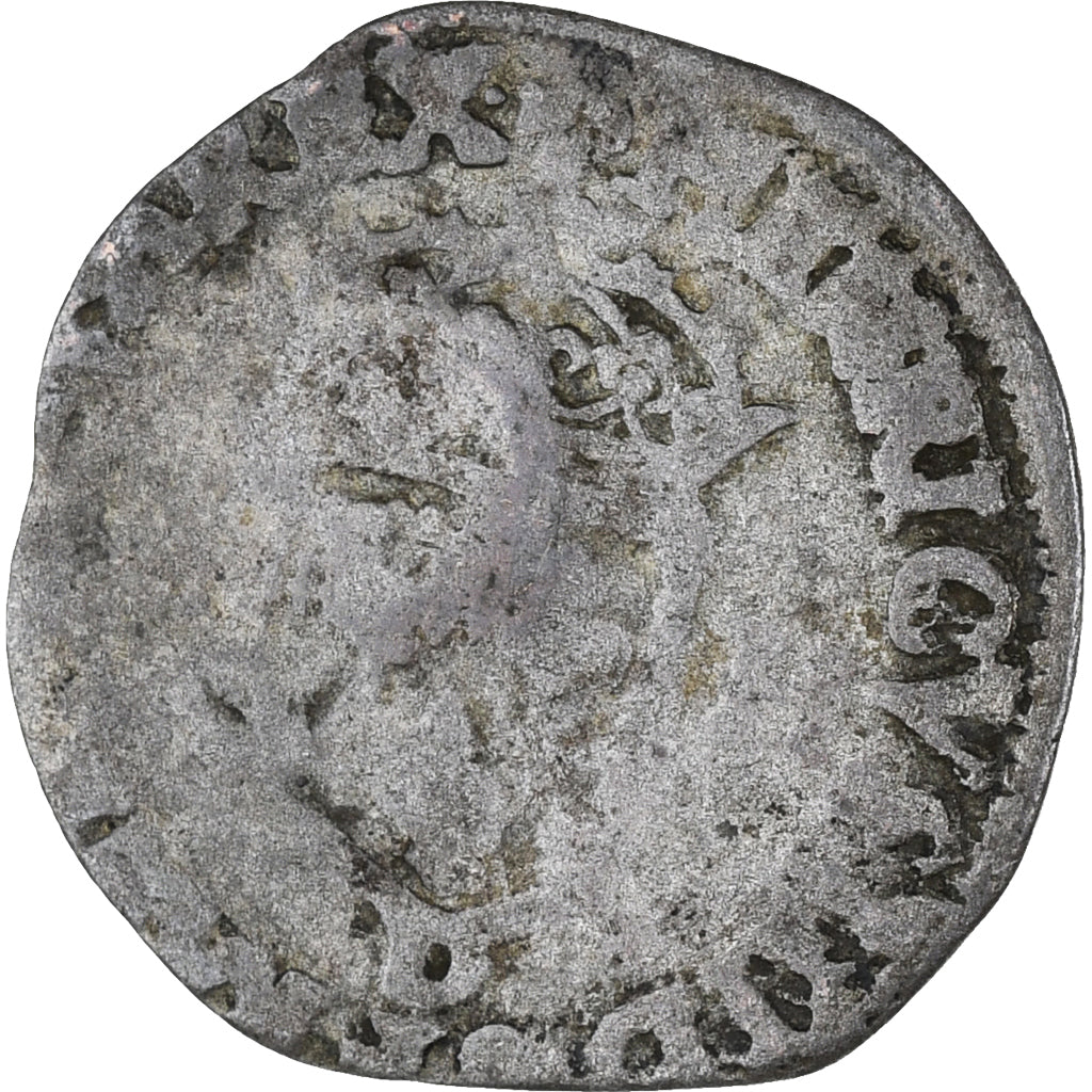 France, Louis XIII, Quinzain (Douzain contremarqué), TB, Billon, Gadoury:21