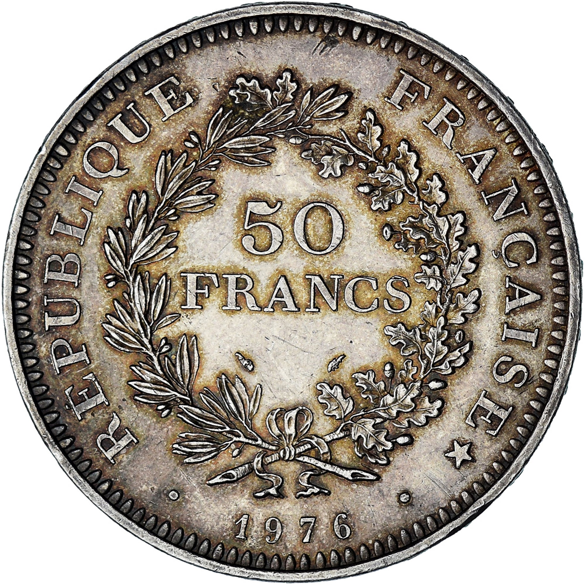 Monnaie, France, Hercule, 50 Francs, 1976, Paris, SPL, Argent, Gadoury:882