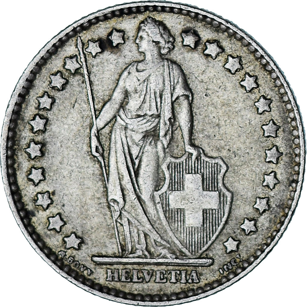 Moneta, Svizzera, Franc, 1961, BB+, Argento, KM:24