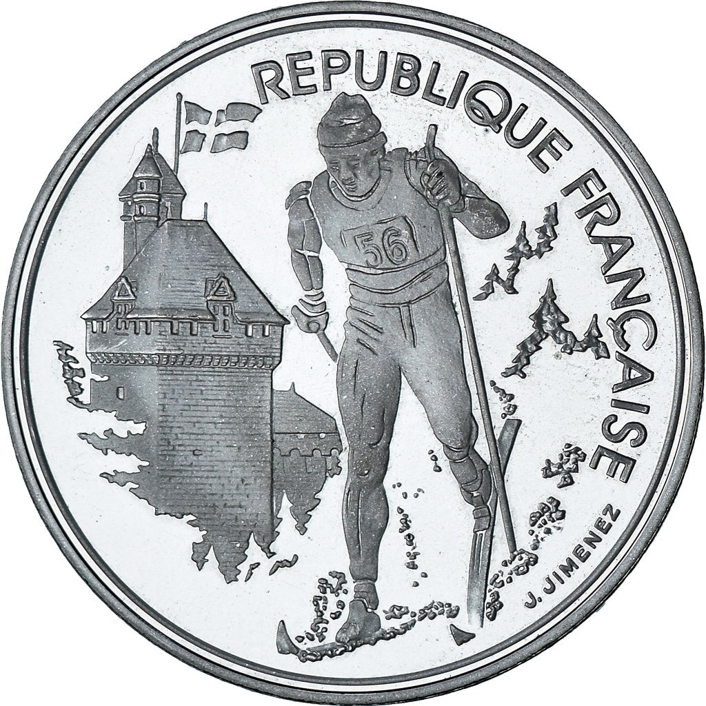 Münze, Frankreich, 100 Francs, 1991, VZ, Silber, KM:994
