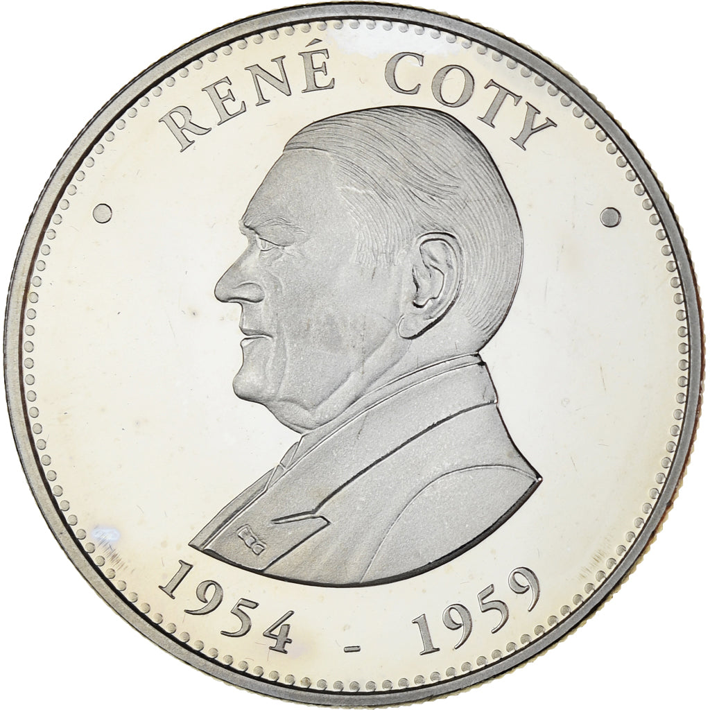 Frankrijk, Medaille, Les Présidents de la République, René Coty, Politics