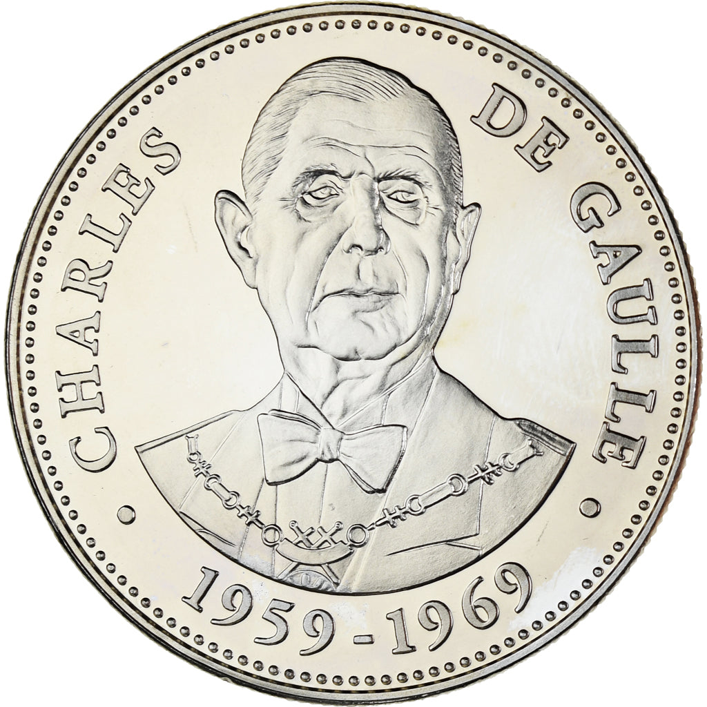 Frankreich, Medaille, Les Présidents de la République, Charles De Gaulle