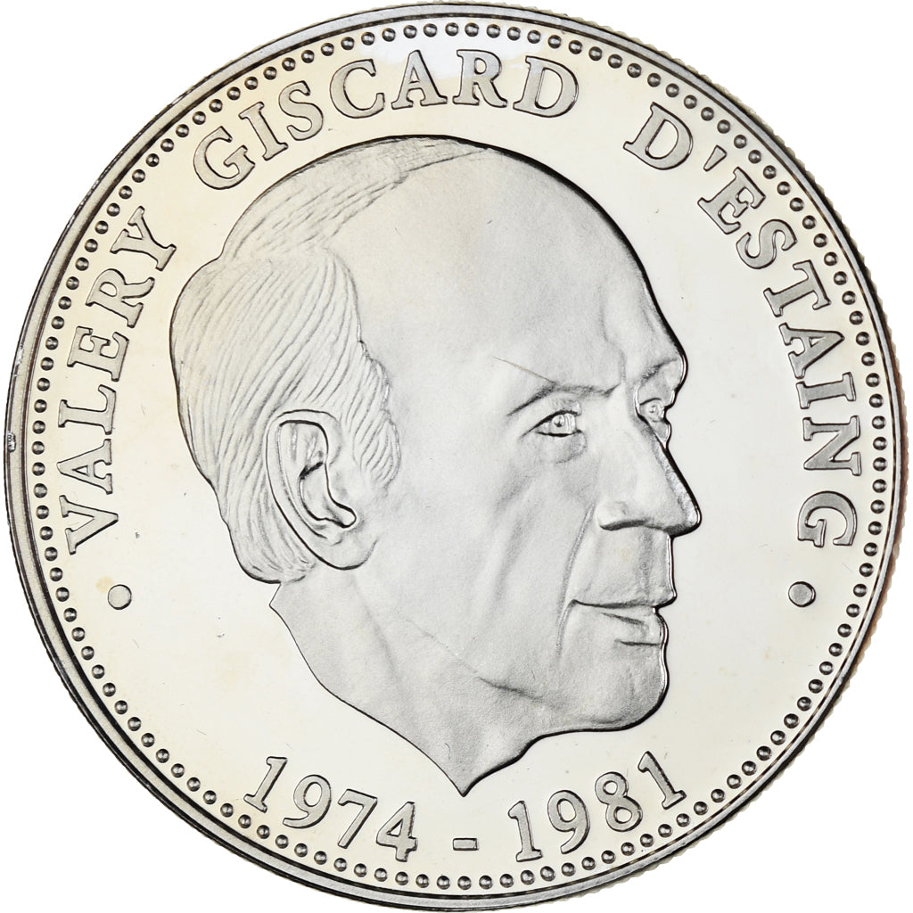 Frankreich, Medaille, Les Présidents de la République, Valery Giscard