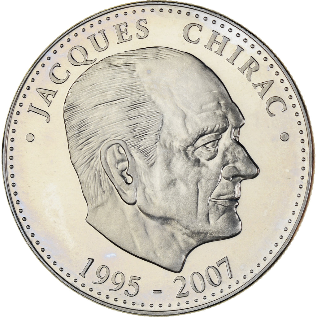 Frankreich, Medaille, Les Présidents de la République, Jacques Chirac