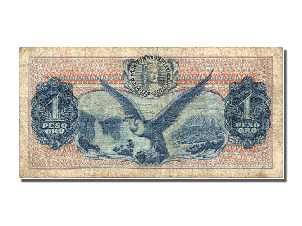 Colombia, 1 Peso Oro, 1972, KM #404e, 1972-07-20, EF(40-45)