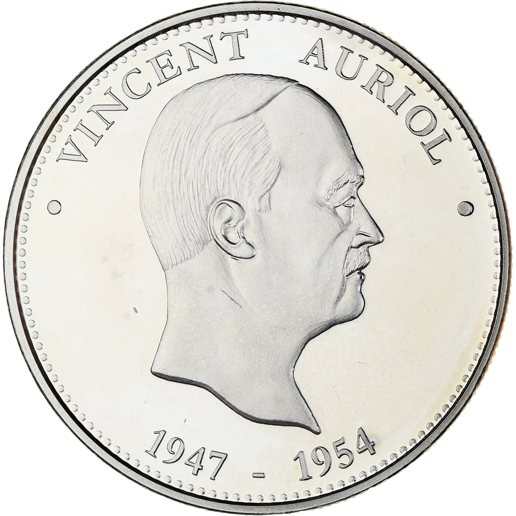 Francia, medalla, Les Présidents de la République, Vincent Auriol, Politics