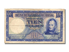Billet, Pays-Bas, 10 Gulden, 1945, TTB