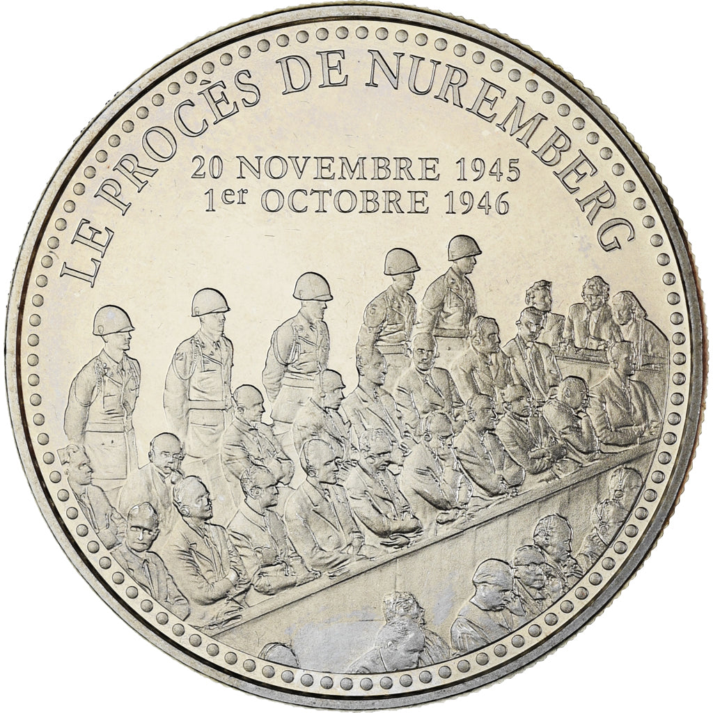 France, Medal, Seconde Guerre Mondiale, Le Procès de Nuremberg, WAR, MS(63)