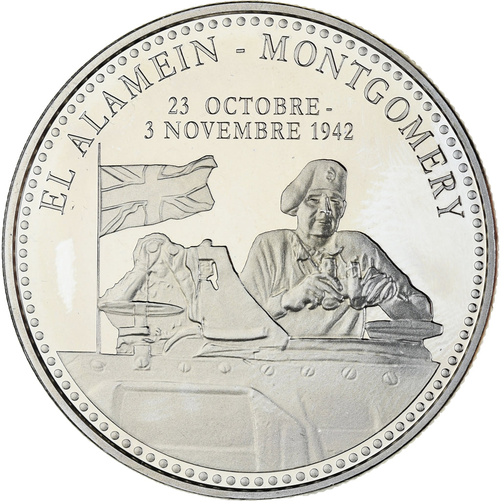 France, Medal, Seconde Guerre Mondiale, El Alamein, Montgomery, WAR, MS(63)