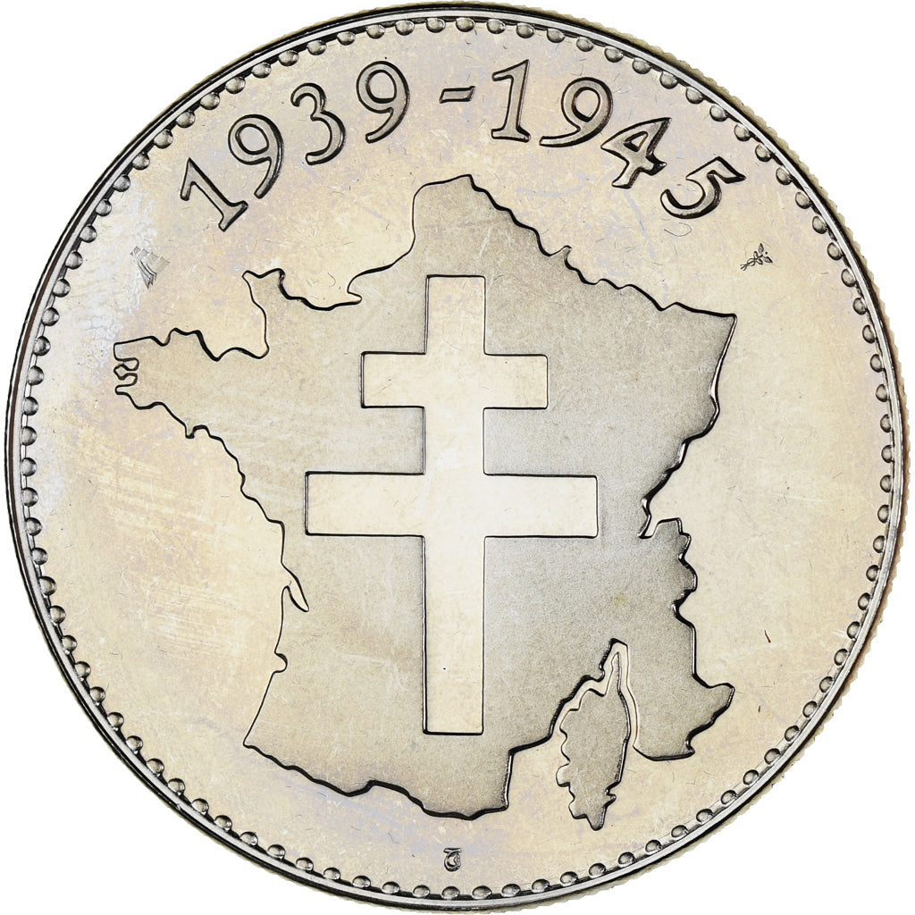França, medalha, La Bataille de Bir Hakeim, WAR, MS(63), Cuproníquel