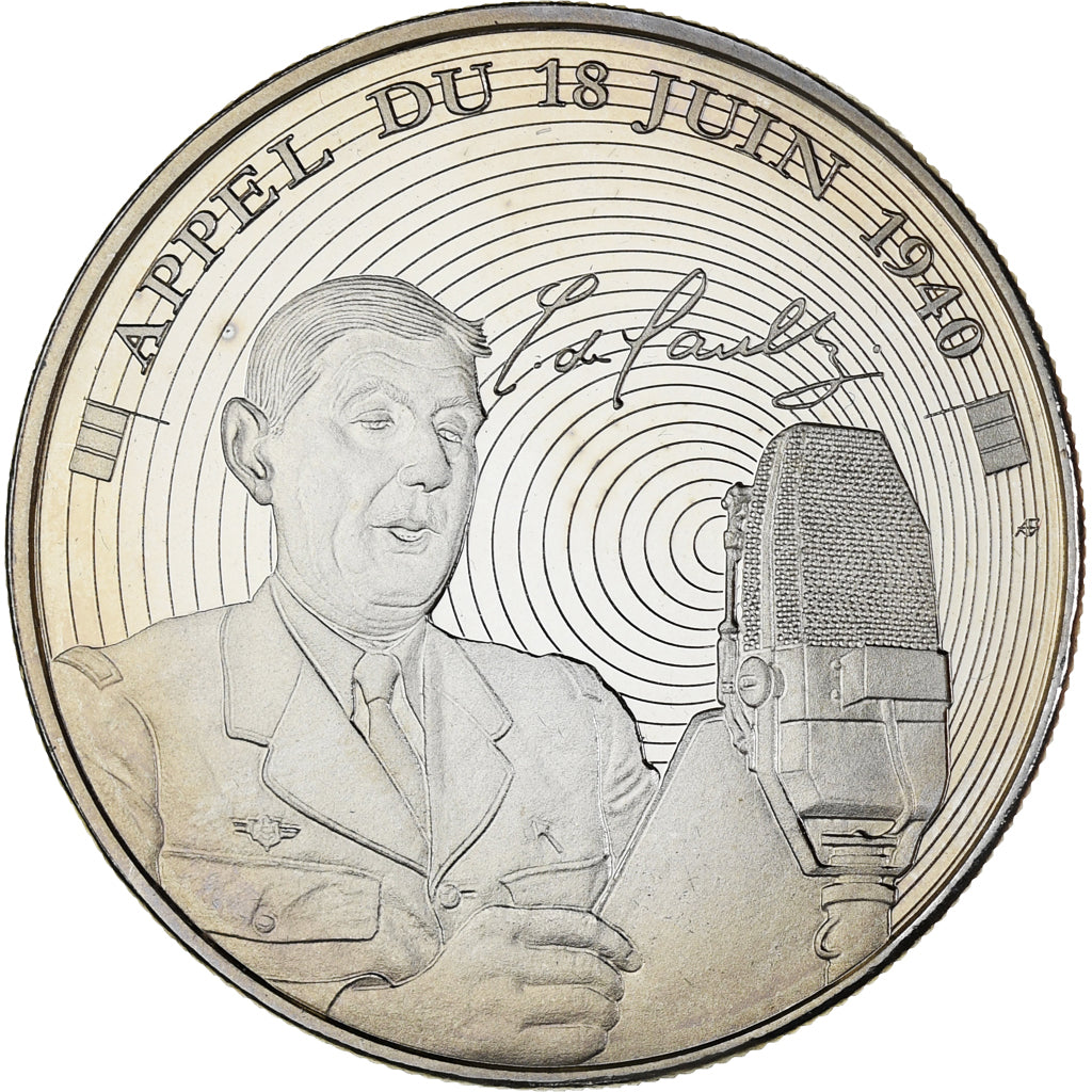 Frankreich, Medaille, Charles De Gaulle, Appel du 18 juin 1940, WAR, UNZ