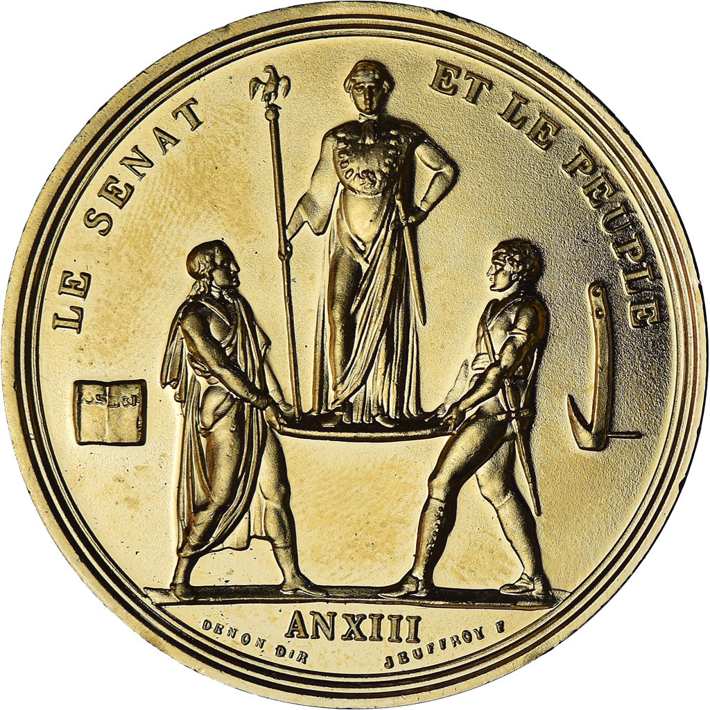 France, Médaille, Napoléon Ier, Le Sénat, Le Peuple, History, Denon