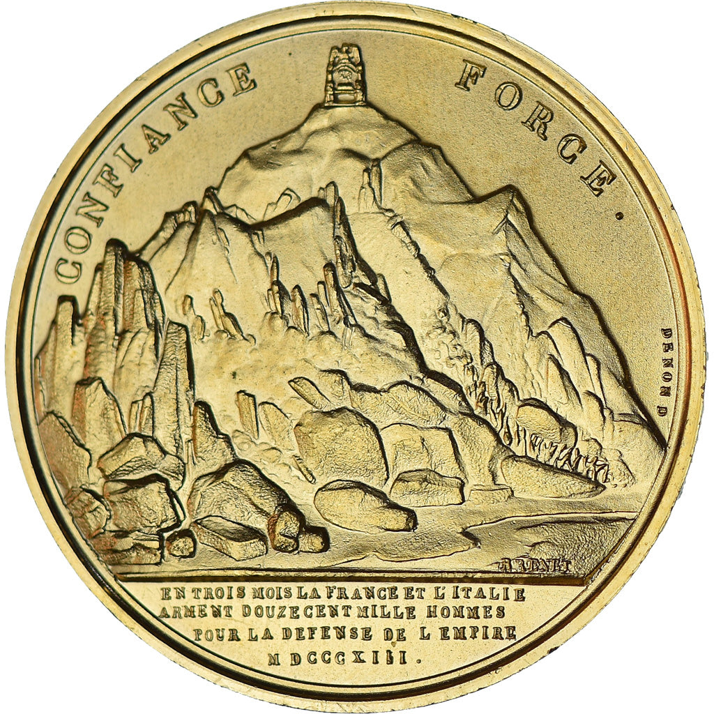 France, Médaille, Napoléon Ier, Confiance et Force, History, Denon, Refrappe