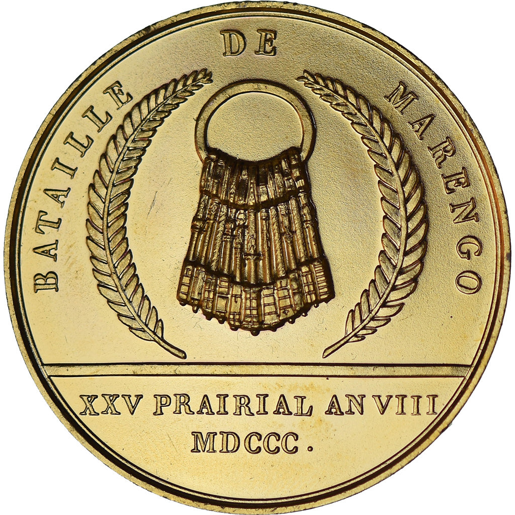 Francja, medal, Napoleon Ier , Bataille de Marengo, Historia, Denon, Ponowne