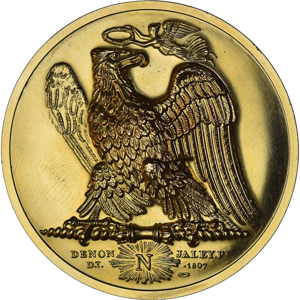 France, Médaille, Napoléon Ier, Bataille de Waterloo (1815), History, Denon