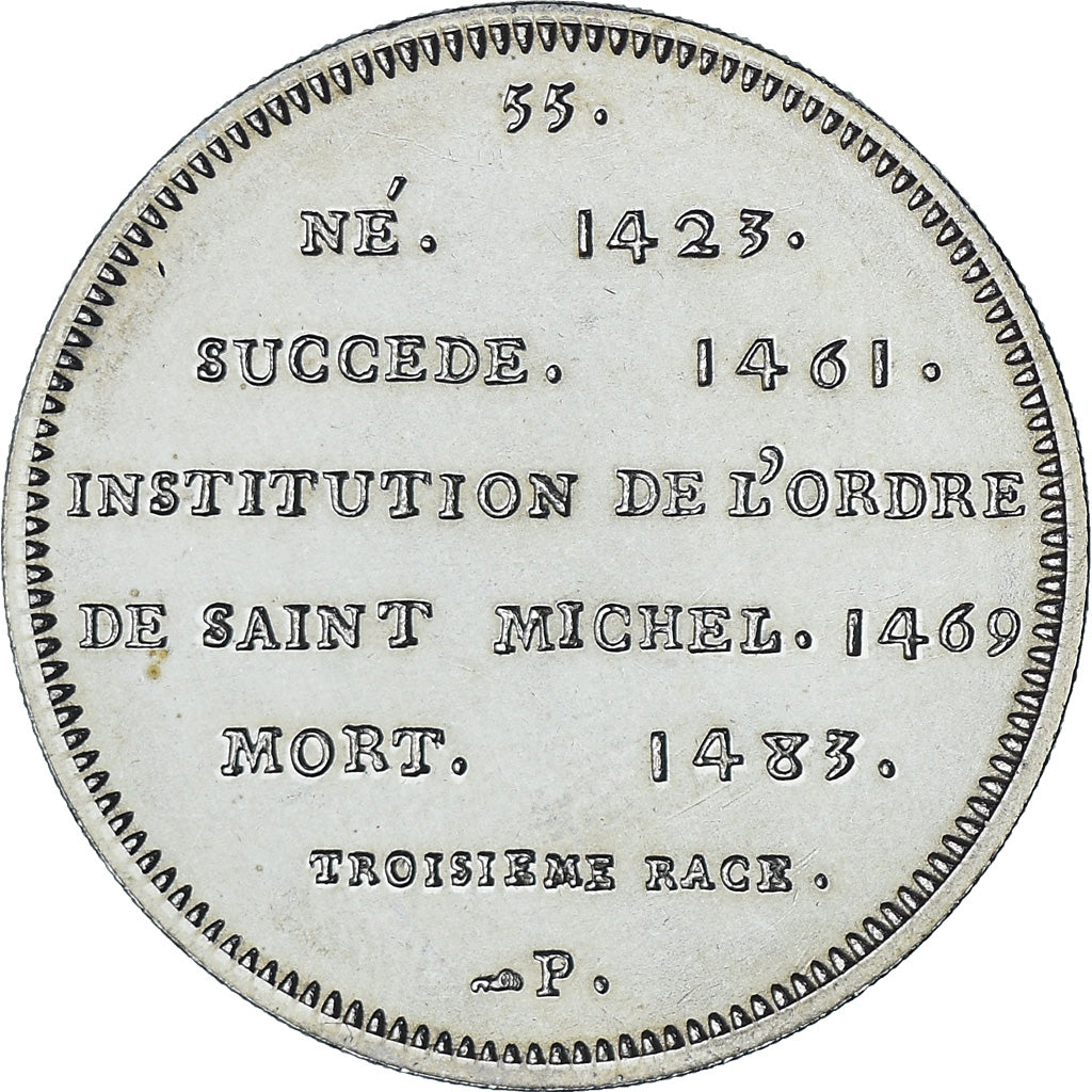 Frankrijk, Medaille, Les Rois de France, Louis XI, History, UNC-, Cupro-nikkel