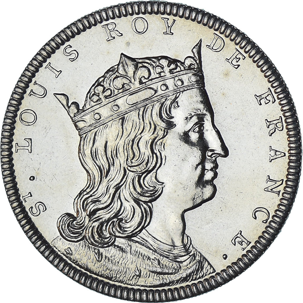 Frankreich, Medaille, Les Rois de France, Saint Louis, History, UNZ