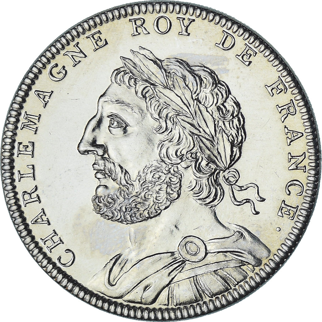 Frankreich, Medaille, Les Rois de France, Charlemagne, History, UNZ