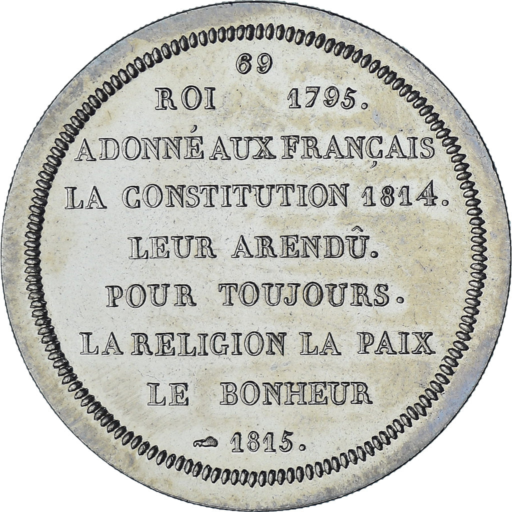 Frankrijk, Medaille, Les Rois de France, Louis le Désiré, History, UNC-