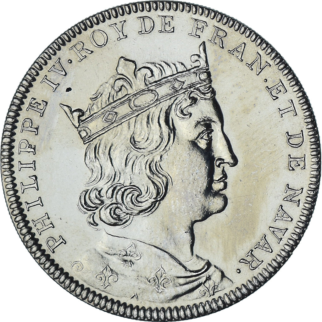 Frankrijk, Medaille, Les Rois de France, Philippe IV, History, UNC-