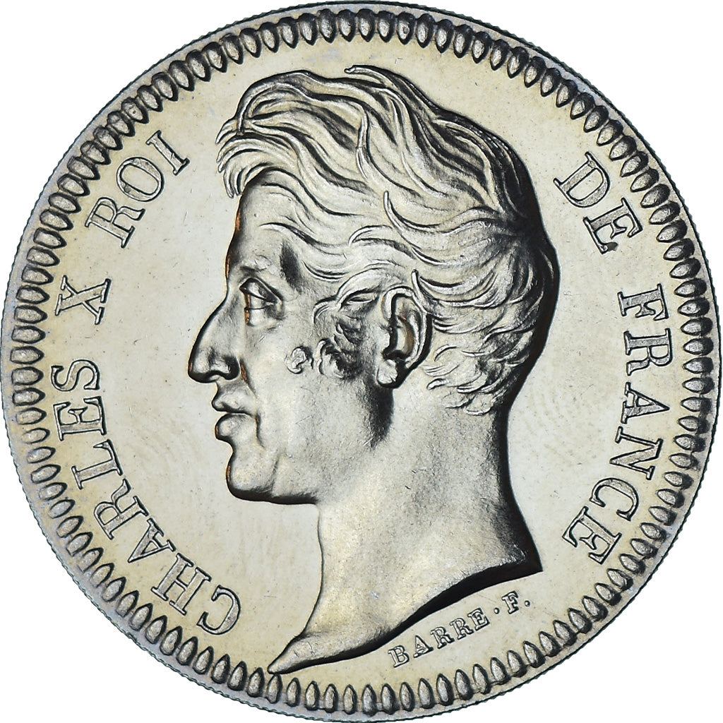 Frankreich, Medaille, Les Rois de France, Charles X, History, UNZ, Kupfer-Nickel