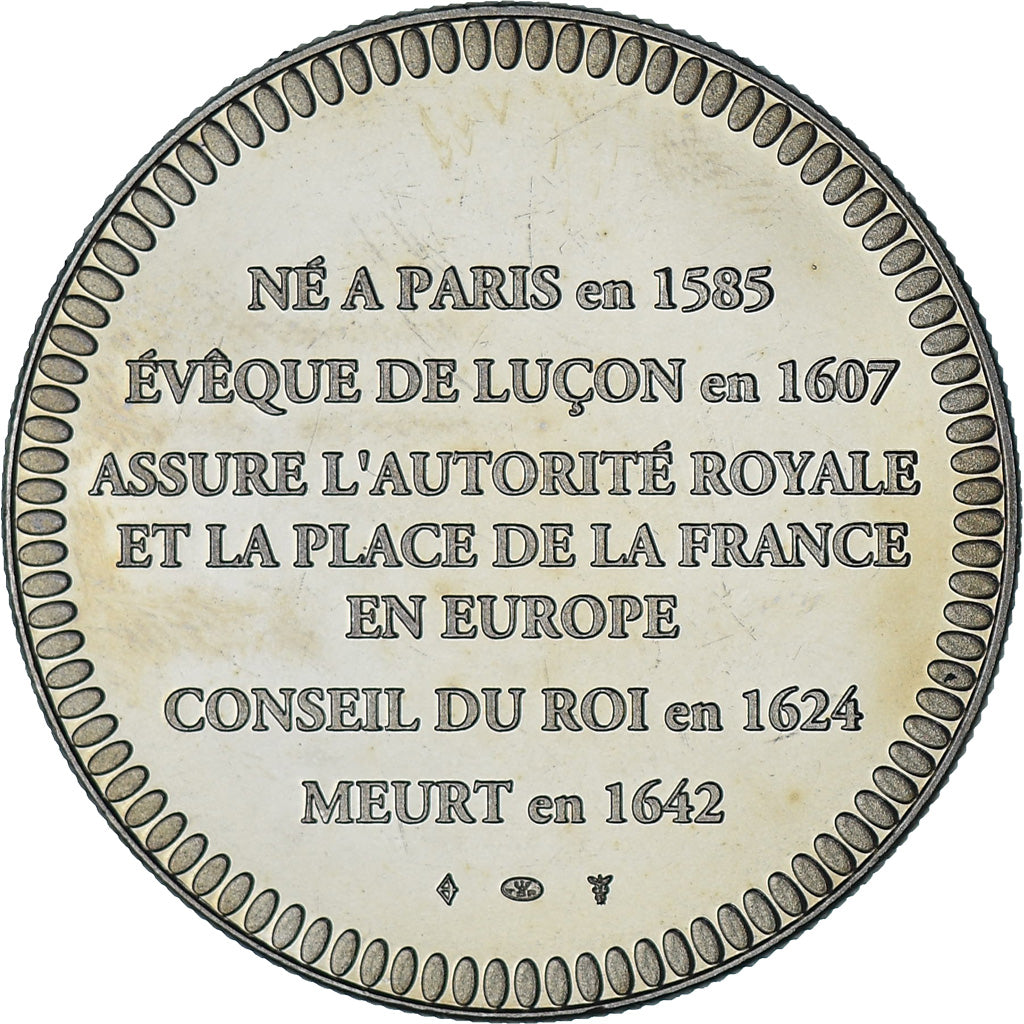 Frankrijk, Medaille, Cardinal de Richelieu, History, UNC-, Cupro-nikkel