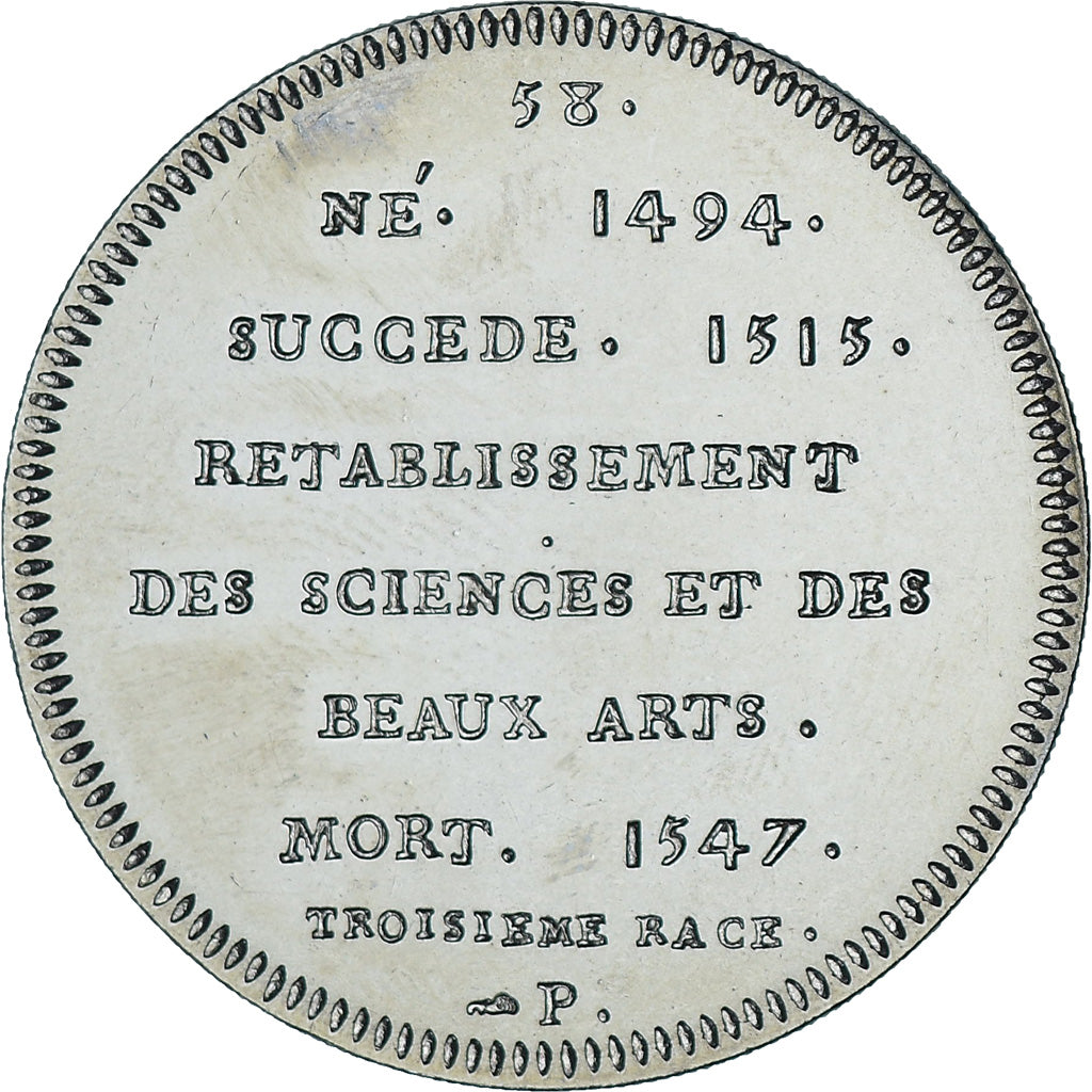 Frankrijk, Medaille, François 1er, History, UNC-, Cupro-nikkel