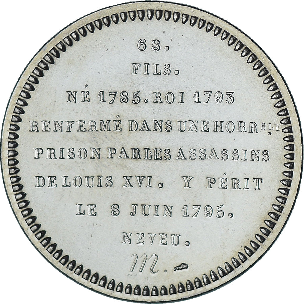 France, Médaille, Le Dauphin Louis XVII, History, SPL, Cupro-nickel