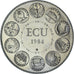 Frankreich, Medaille, Ecu Europa, Marianne, Society, 1984, UNZ, Kupfer-Nickel